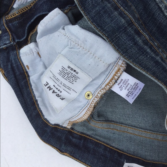 FRAME DENIM LE SKINNY DE JEANNE DISTRESSED JEAN. - Picture 6 of 8